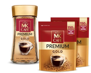 Kawa rozpuszczalna MK Cafe Premium Gold 175g + 2x Premium Gold 150g