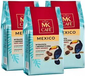 Kawa ziarnista MK Cafe Mexico 3x400g 100% Arabica