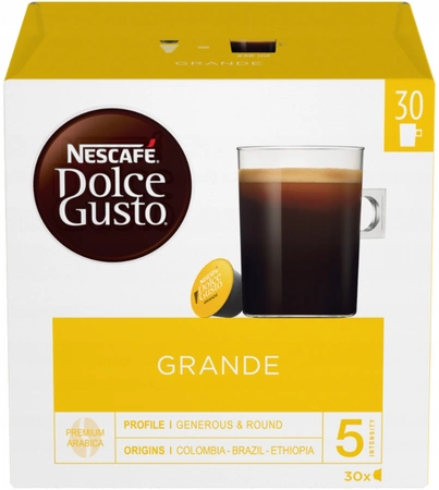 Kapsułki Nescafé Dolce Gusto Grande 30 sztuk